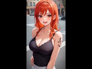 nami - tik-tok animation; 3d sex porno hentai; (by @sweet animeworld) [one piece]